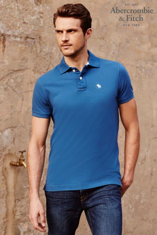 Abercrombie & Fitch Blue Polo